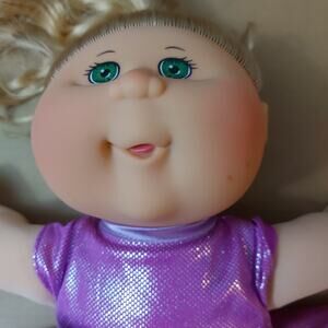 Cabbage Patch Kid Glitz Girl 14"  2015  Blonde Hair/Green Eye Christmas Toy Gift